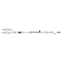 B. Braun Infusomat Space Pump Set with Anti-Siphon Valve  40 mL Priming volume, 123 in Length, SafeLine