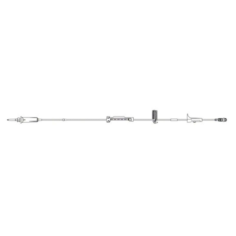 B. Braun Infusomat Space Pump Set with Anti-Siphon Valve  25 mL Priming volume, 130 in Length