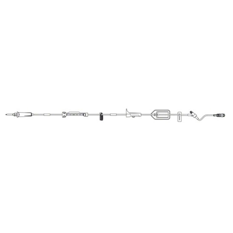 B. Braun Infusomat Space Pump Set  15 drops/mL, 23 mL Priming volume, 119 in Length,