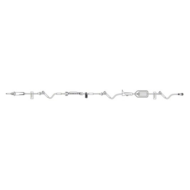 B. Braun Infusomat Space Pump Set  15 drops/mL, 26 mL Priming volume, 124 in Length,