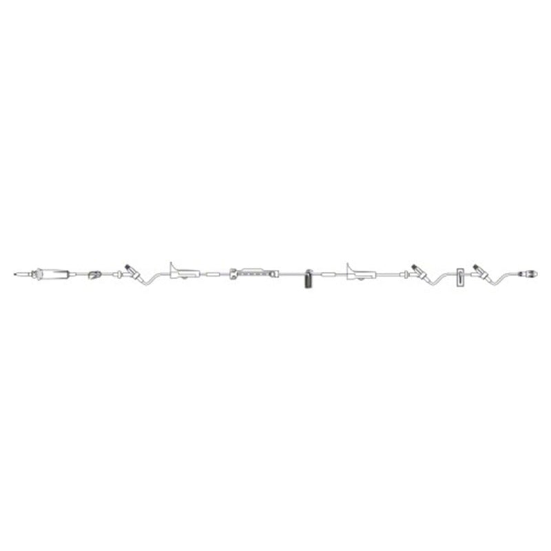 B. Braun Infusomat Space Pump Set  15 drops/mL, 21 mL Priming volume, 120 in Length,