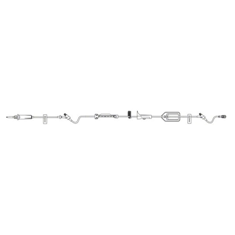 B. Braun Infusomat Space Pump Set  15 drops/mL, 24 mL Priming volume, 120 in Length,