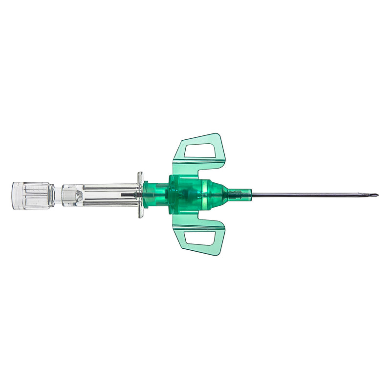 B. Braun Introcan Safety 3 Closed IV Catheter - 18 Ga x 1.25 in, PUR, Winged