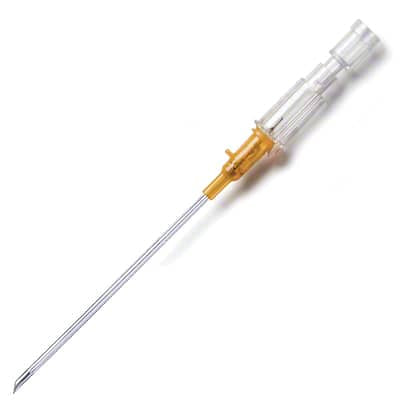 B. Braun Introcan Safety Straight IV Catheter - 14 Ga x 1.25 in, FEP, Straight