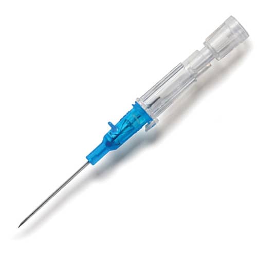 B. Braun Introcan Safety Straight IV Catheter - 22 Ga x 1 in, PUR, Straight