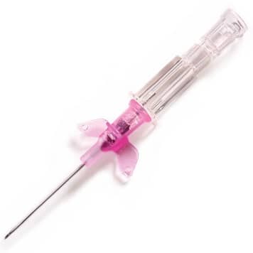 B. Braun Introcan Safety Winged IV Catheter - 20 Ga x 1.25 in, PUR