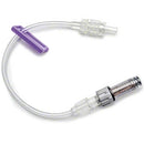 B. Braun InVision-Plus Neutral Displacement Needleless Connectors - CS (Chlorhexidine + Silver Ion Engineering) with 7" High Pressure Macrobore Extension Set