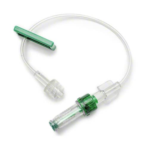 B. Braun InVision-Plus Neutral Displacement Needleless Connectors  Clear with 7" Microbore Extension Set (400/Case)