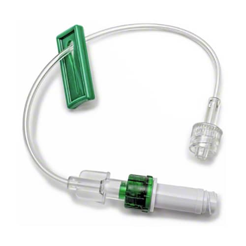 B. Braun InVision-Plus Neutral Displacement Needleless Connectors  White with 7" Microbore Extension Set (400/Case)