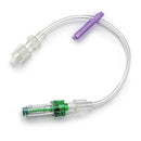B. Braun InVision-Plus Neutral Displacement Needleless Connectors - Clear with 7" High Pressure Macrobore Extension Set