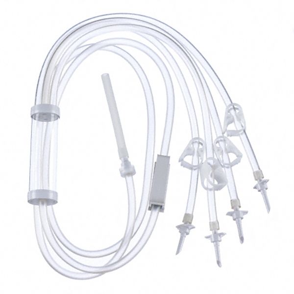 B. Braun Irrigation Set with Flexible Irrigation Bag (10/Case)  Four-Bag Irrigation Set - Four Non-Vented Spikes -