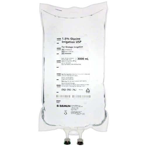 B. Braun Irrigation Solutions in Flexible Containers (4/Case)  0.9% Sodium Chloride Irrigation USP, 3,000 mL