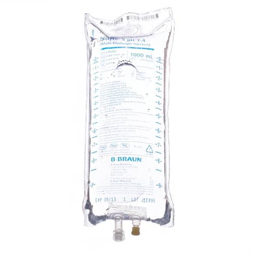 B. Braun Isolyte Multi-Electrolyte IV Injections  Isolyte S pH 7.4 Multi-electrolyte Injection, 1000