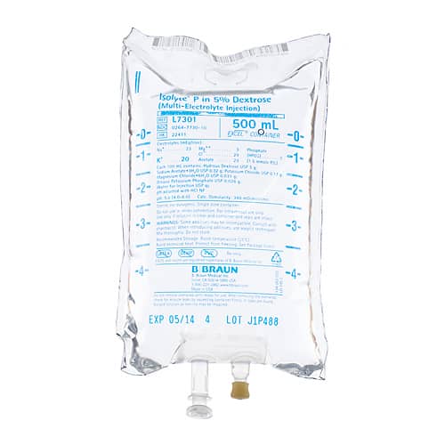 B. Braun Isolyte Multi-Electrolyte IV Injections  Isolyte P Multi-electrolyte Injection in 5% Dextro