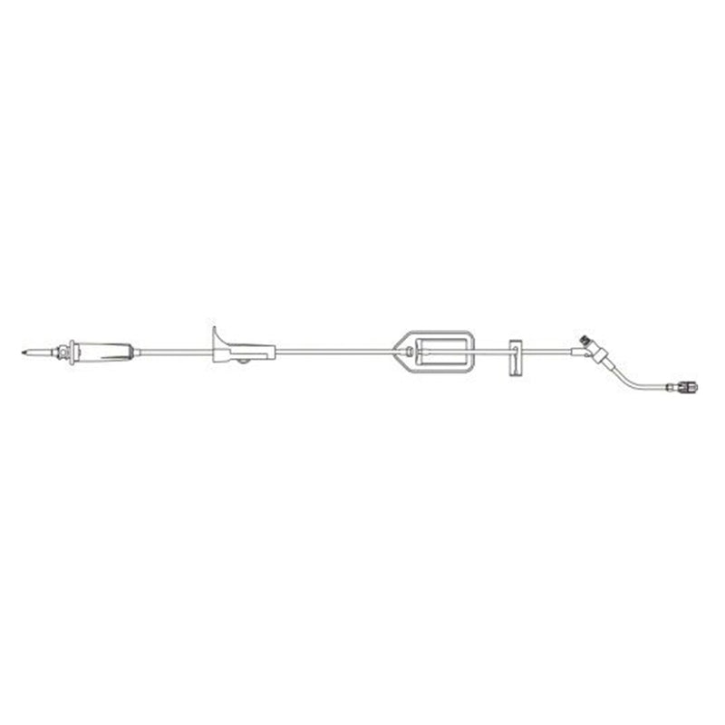 B. Braun IV Administration Filtered Set (50/Case)  Filtered Set with 1 CARESITE Injection Site