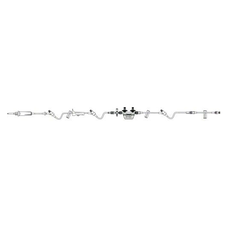 B. Braun IV Administration Set with Manifolds (50/Case)  3 CARESITE Injection Sites and Manifold - 15 drops