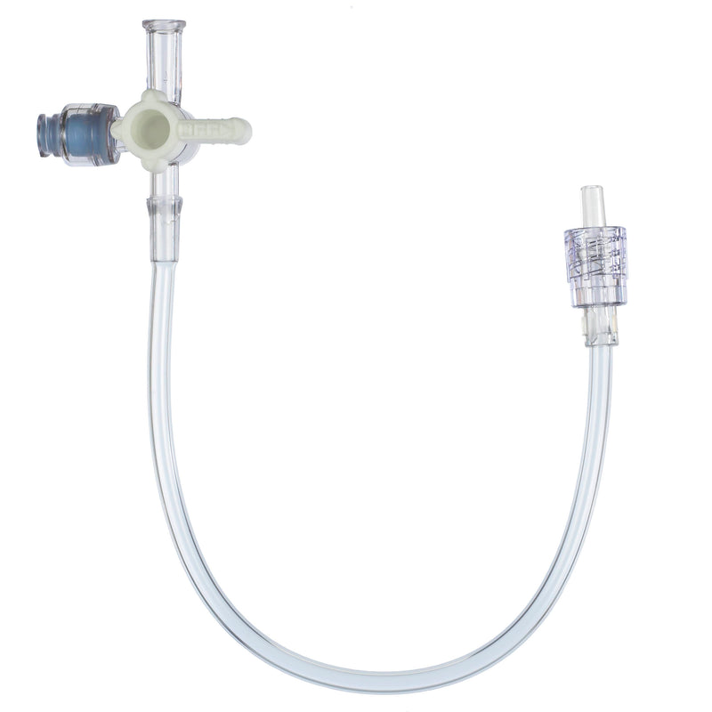 B. Braun IV Extension Sets with Stopcocks  (3x) Stopcocks, Priming Volume - 6 mL, Length - 47