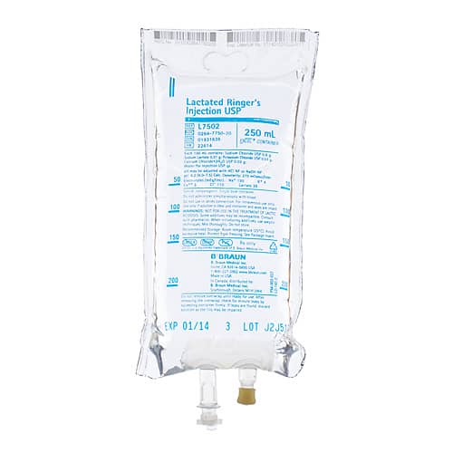 B. Braun Lactated Ringer's Injections  250 mL (24/Case)