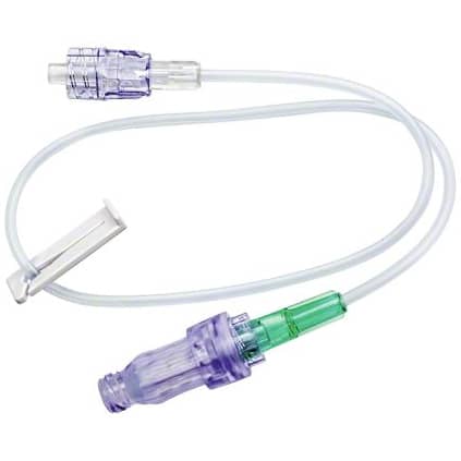 B. Braun Needle-Free Small Bore Extension Sets  CARESITE Needleless Connector, 14" Small Bore Exte