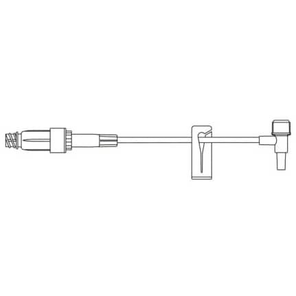 B. Braun Needle-Free Small Bore Extension Sets - Small Bore T-port Extension Set with ULTRASITE Valve, Luer Slip Connector