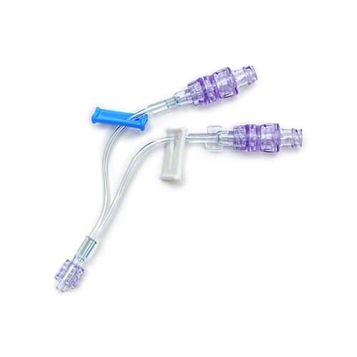 B. Braun Nexus TKO Anti-Reflux Needleless Connector (100/Case)  4" Removable Bifurcated Microbore Extension Set
