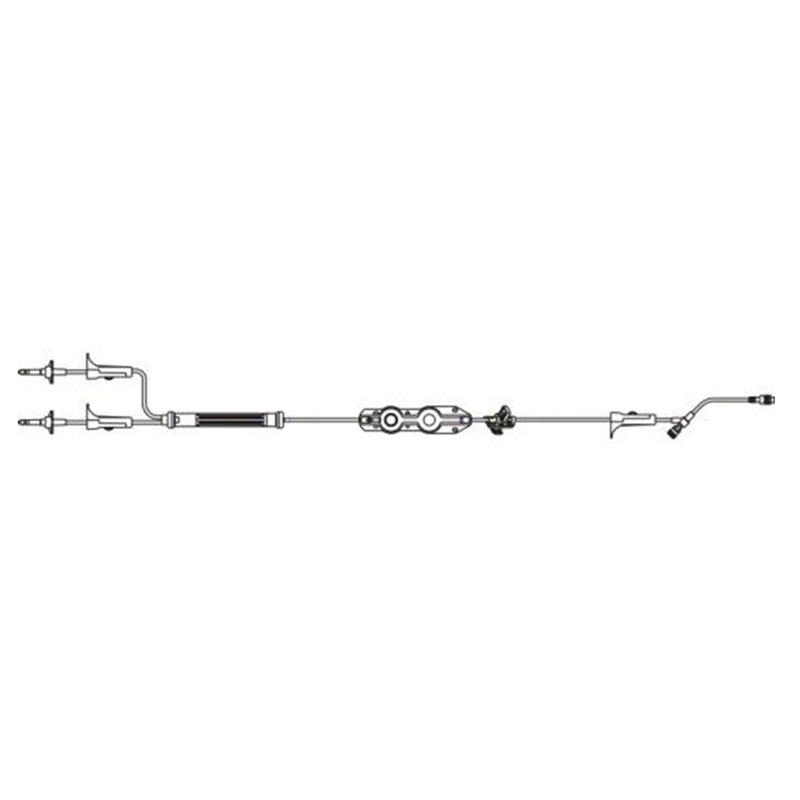 B. Braun Outlook Pump Blood Set (24/Case)  132 in (335 cm) Length with SAFESITE Needle-free I