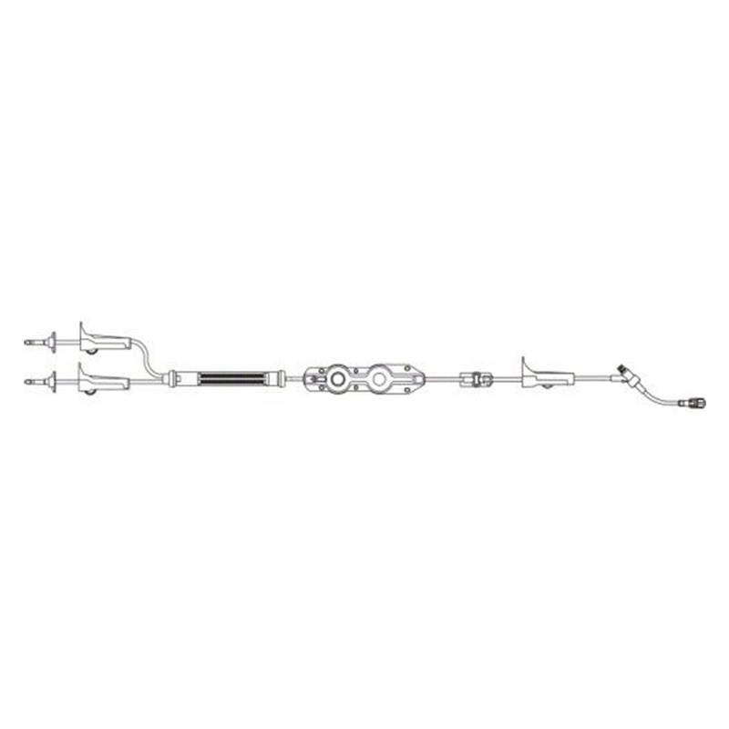 B. Braun Outlook Pump Blood Set (24/Case)  130 in (330 cm) Length with CARESITE Needle-free I