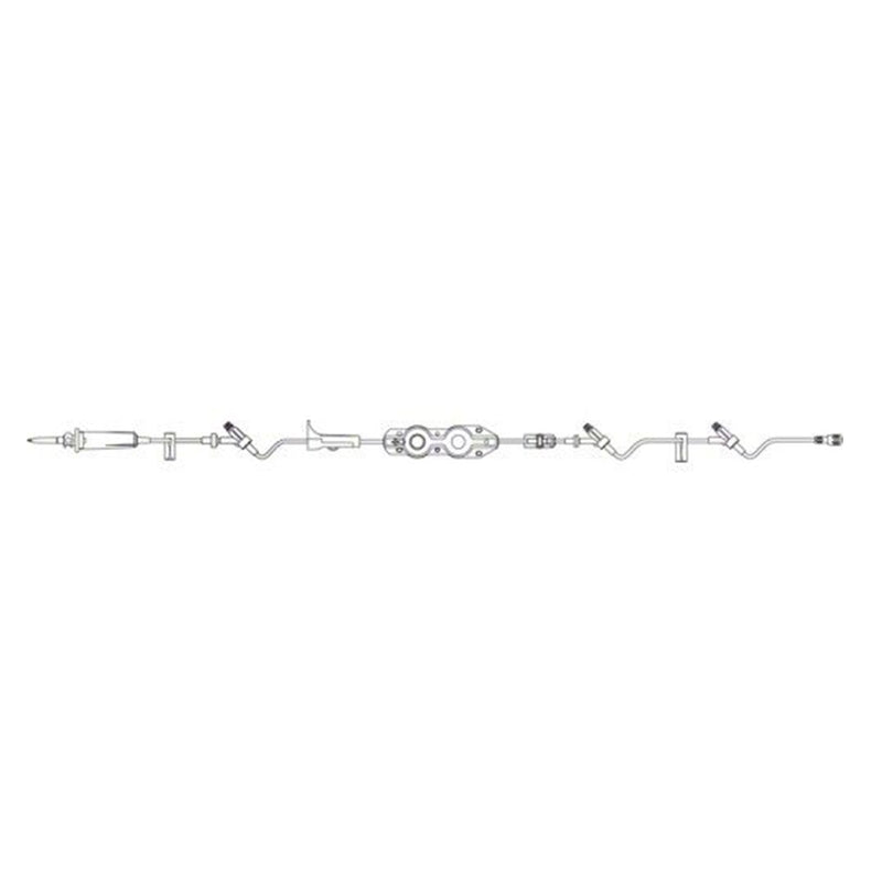 B. Braun Outlook Pump Primary IV Set (24/Case)  With ULTRASITE Needle-Free Injection Sites - 15 dr