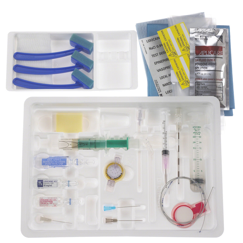 B. Braun Perifix Continuous Epidural Tray Kit (10/Case)  CE17TKST 17 Ga x 3.5 in Tuohy, PERIFIX 20 Ga Close