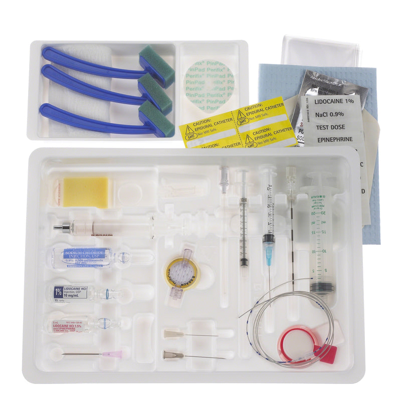 B. Braun Perifix Continuous Epidural Tray Kit (10/Case)  CE17TKFS 17 Ga x 3.5 in Tuohy, PERIFIX FX 19 Ga Sp