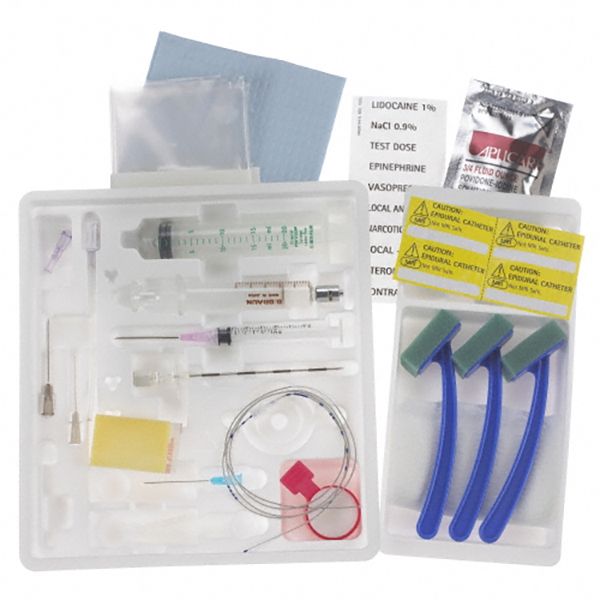 B. Braun Perifix Continuous Epidural Tray Kit (10/Case)  CE17TBFC 17 Ga x 3.5 in Tuohy, PERIFIX FX 19 Ga Sp