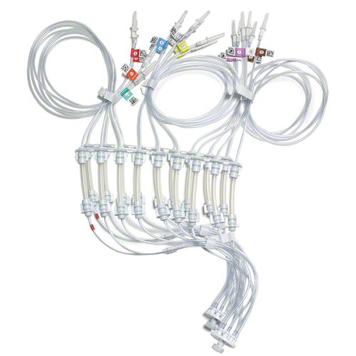 B. Braun PINNACLE Transfer Set (10/Case)  PN600 6-Lead Non-Vented Transfer Set
