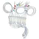 B. Braun PINNACLE Transfer Set (10/Case)  PN600 6-Lead Non-Vented Transfer Set