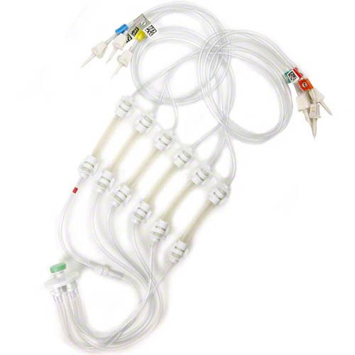 B. Braun PINNACLE Transfer Set (10/Case)  PV600 6-Lead Vented Transfer Set