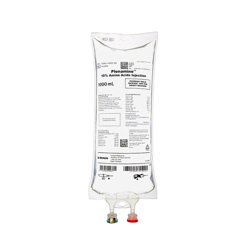 B. Braun Plenamine 15% Amino Acids Injection 1000 mL US