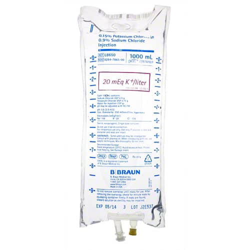 B. Braun Potassium Chloride in 0.9% Sodium Chloride Injections