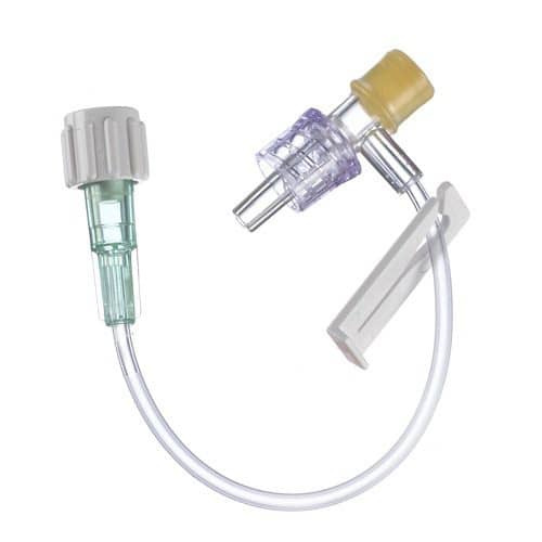 B. Braun Small Bore Extension Sets without Needleless Connectors  9 Inches with Small Bore Triple-Leg Extension Set