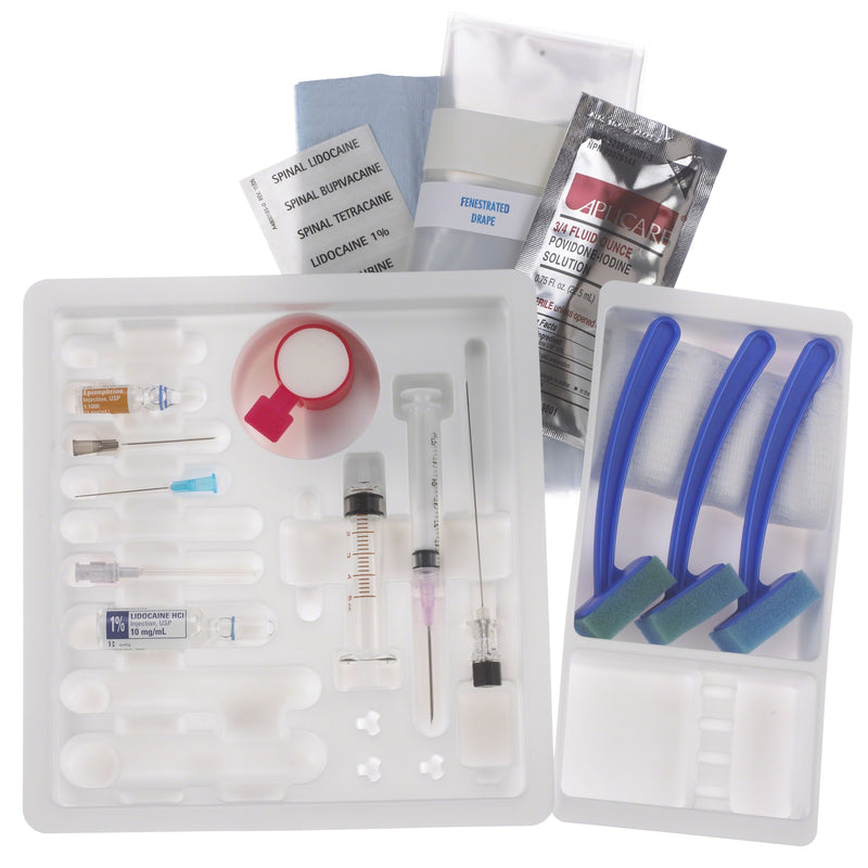 B. Braun Spinocan Spinal Anesthesia Trays (10/Case)  S22SK-22-Ga-x-3½-in-90-mm-Tray-Kit
