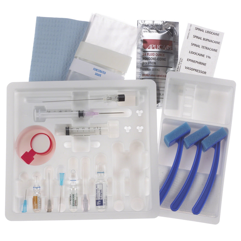 B. Braun Spinocan Spinal Anesthesia Trays (10/Case)  S22BK: 22 Ga x 3½ in (90 mm), Bupivacaine 0.75% wi