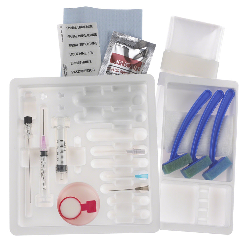 B. Braun Spinocan Spinal Anesthesia Trays (10/Case)  S22K-22-Ga-x-3.5-90-mm-Tray-Kit