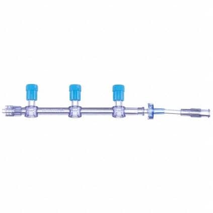 B. Braun Standard Manifolds  Anesthesia Triple Valve Manifold with In-Line Chec