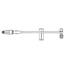 B. Braun Standard Needle-Free Bore Extension Set - Standard Bore T-port extension Set with ULTRASITE Valve - 1.3 mL Priming volume, 7.5 in Length