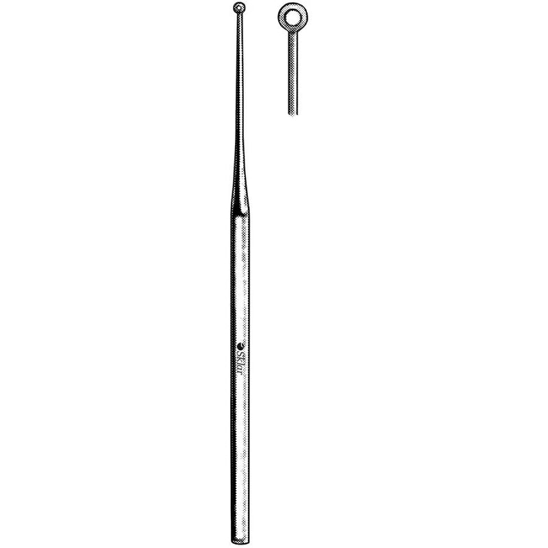 Sklar Buck Ear Curette - Straight, Blunt,