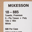 McKesson Brand McKesson Nonsterile White Procedure Towel, 13 x 18 Inch (500/CS)