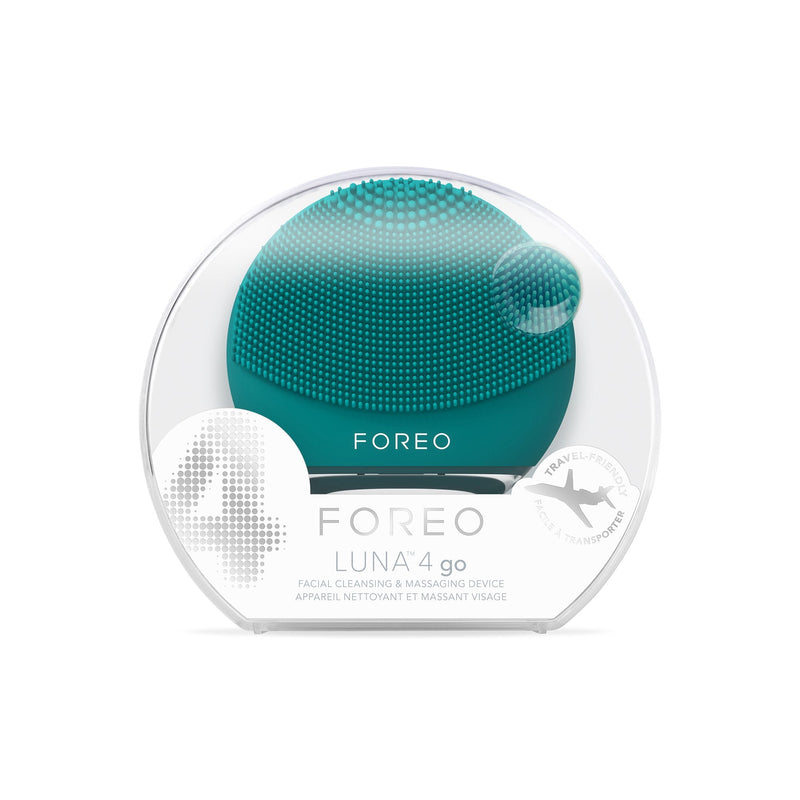 Foreo Inc LUNA 4 go Portable Facial Cleansing Device, Evergreen 