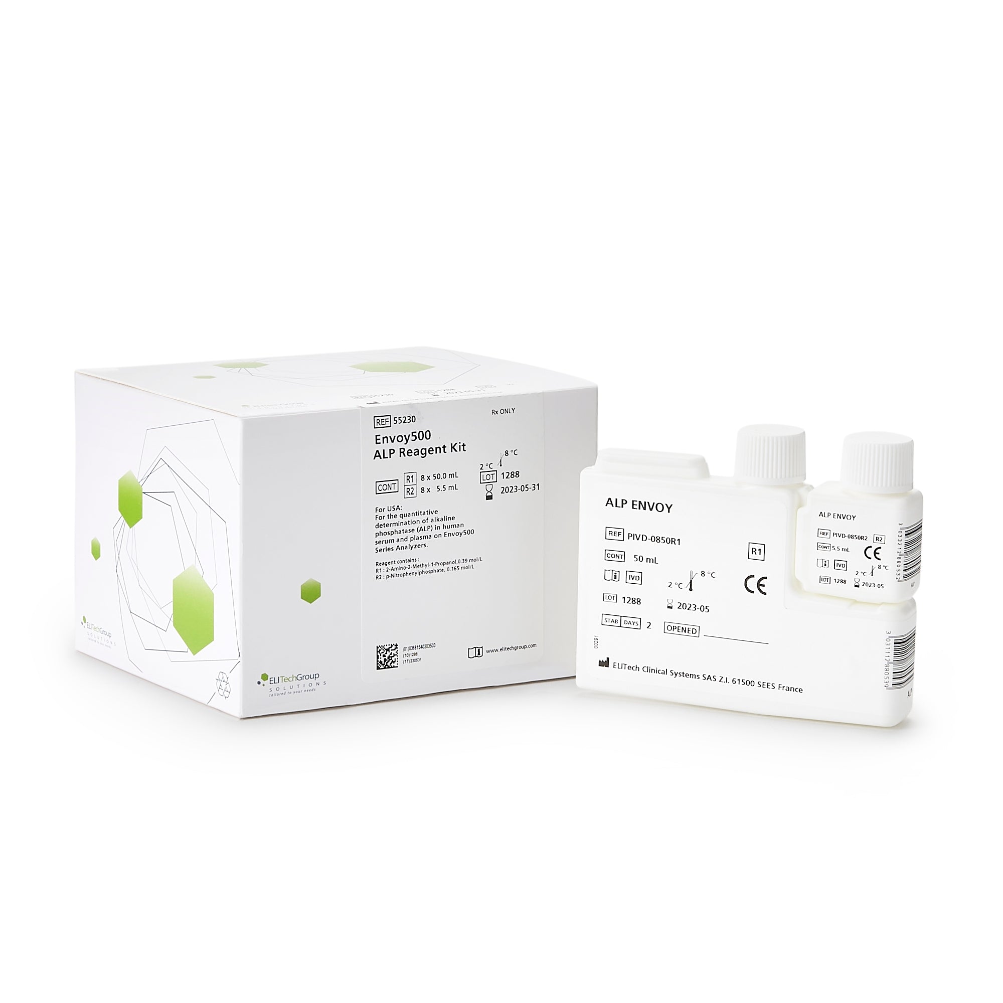 Clinical Diagnostic Solutions Envoy 500 General Chemistry Reagent for Envoy 500 Chemistry System, ALP test (1200/KT) 