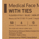 McKesson Classic Style Surgical Mask, Blue (50/EA)