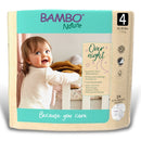Bambo Nature Overnight Diapers, Size 4 (Case of 96) 