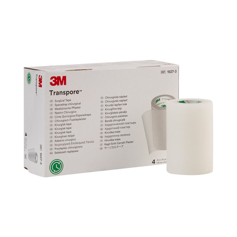 Solventum Corporation 3M Transpore Plastic Medical Tape, 3 Inch x 10 Yard, Transparent (40/CS) 