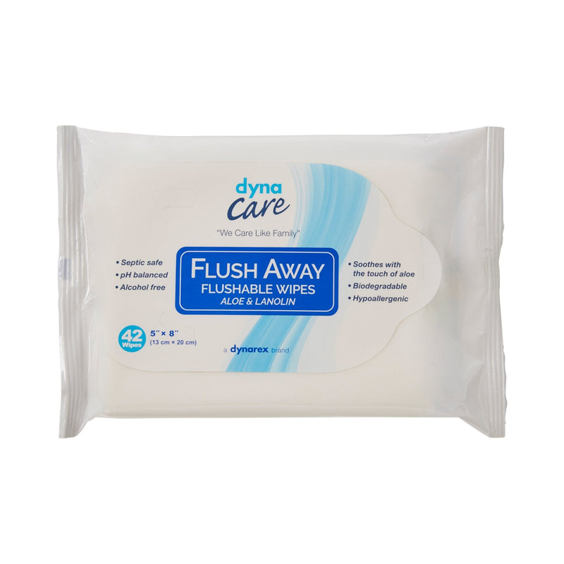Dynarex dynarex Scented Flushable Wipes, Soft Pack (12/CS) 